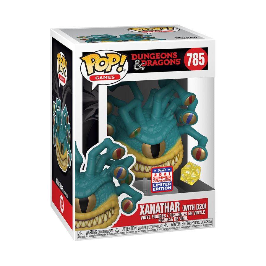 Dungeons & Dragons - Xanathar Metallic SDCC 2021 US Exclusive Pop! & Dice [RS]