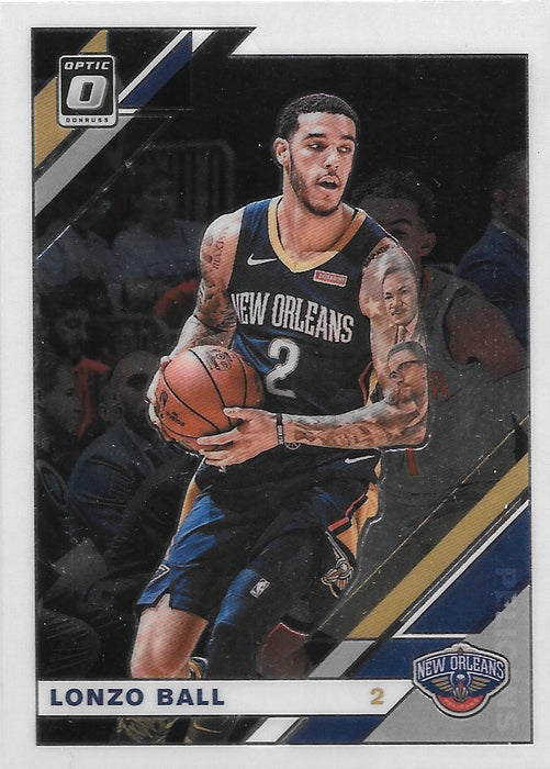 Lonzo Ball, #3, 2019-20 Panini Optic Basketball