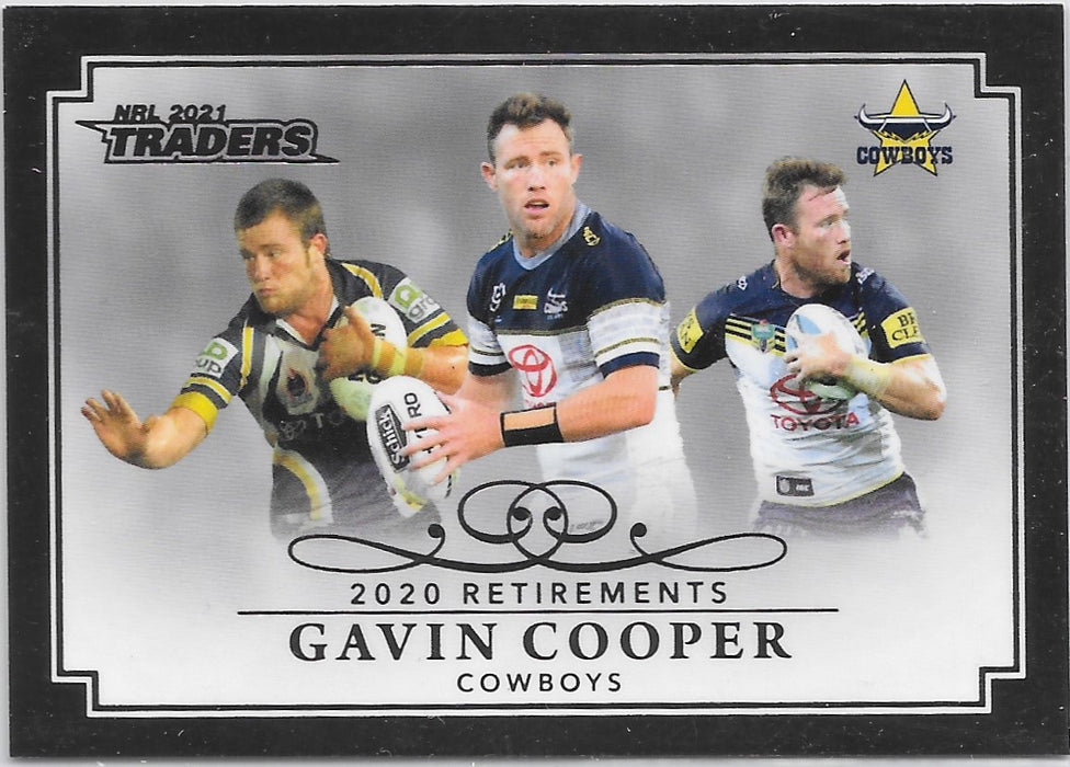 Gavin Cooper, Platinum Retirements Case card, 2021 TLA Traders NRL