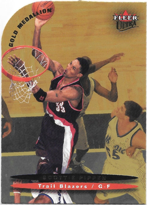 Scottie Pippen, Gold Medallion, 2003-04 Fleer Ultra Basketball NBA