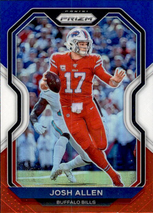 Josh Allen, Red White Blue Prizm, 2020 Panini Prizm Football NFL