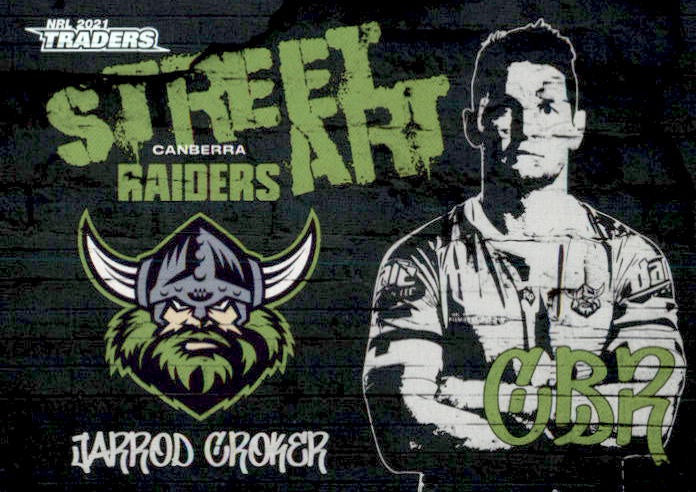 Jarrod Croker, Black Street Art, 2021 TLA Traders NRL