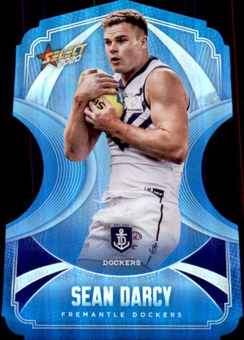 Sean Darcy, Ice Blue Diecuts, 2020 Select AFL Footy Stars