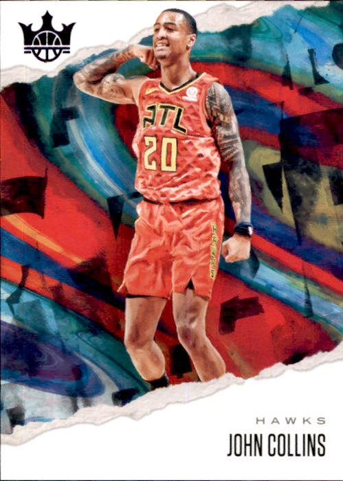 John Collins, #15, PURPLE Foil, 2019-20 Panini Court Kings Basketball NBA