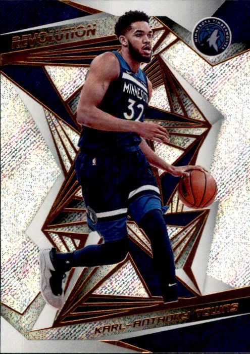 Karl-Anthony Towns, #59, 2019-20 Panini Revolution Basketball NBA