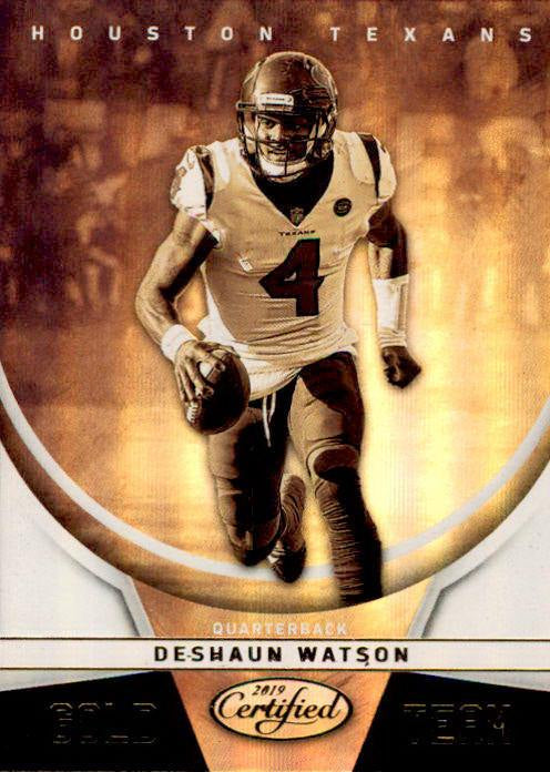 Deshaun Watson, Gold Team, 2019 Panini Certified Football NFL