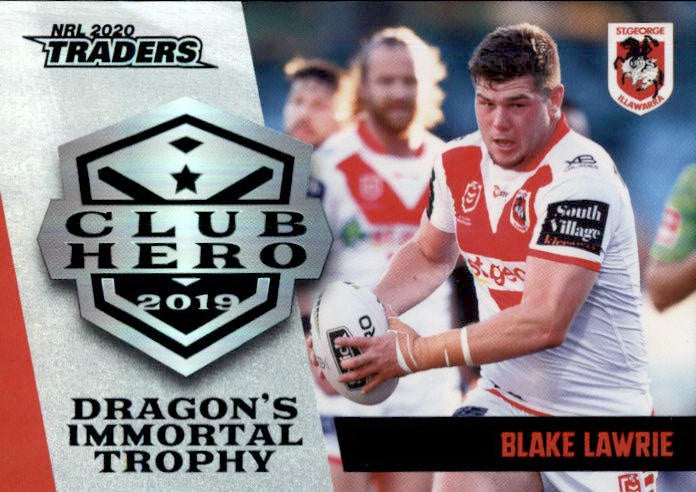 Blake Lawrie, Club Hero, 2020 TLA Traders NRL