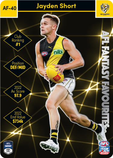 Jayden Short, AFL Fantasy Favourites, 2023 Teamcoach AFL