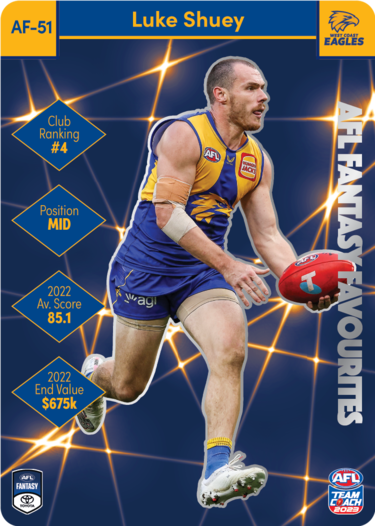 Luke Shuey, AFL Fantasy Favourites, 2023 Teamcoach AFL