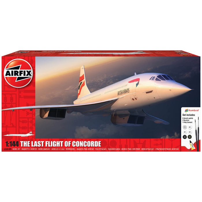 AIRFIX THE LAST FLIGHT OF CONCORDE GIFT SET 1:144 Scale MODEL KIT