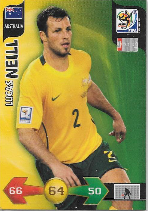 Lucas Neill, 2010 XL Adrenalyn, FIFA World Cup