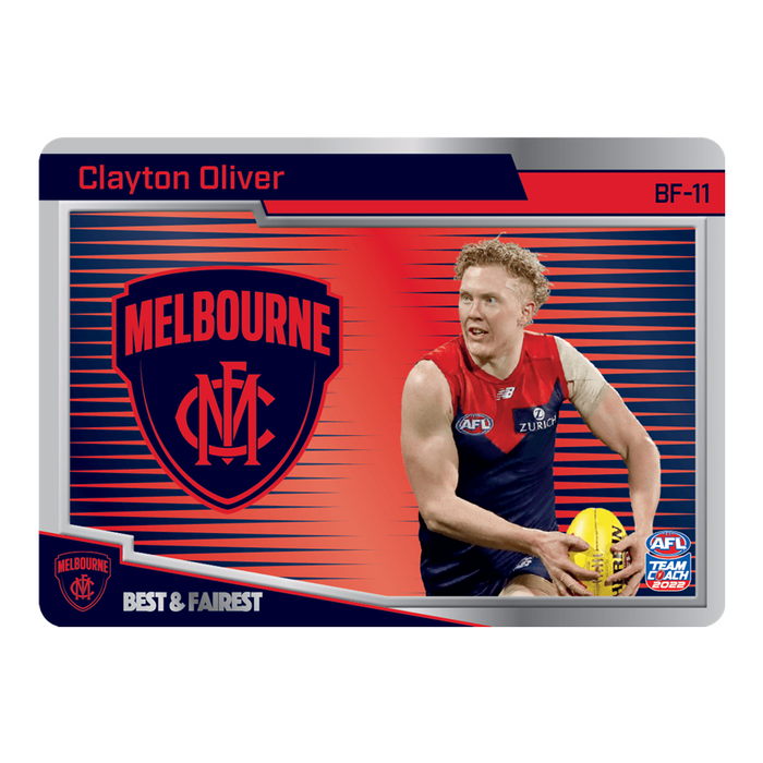Clayton Oliver, Best & Fairest, 2022 Teamcoach AFL