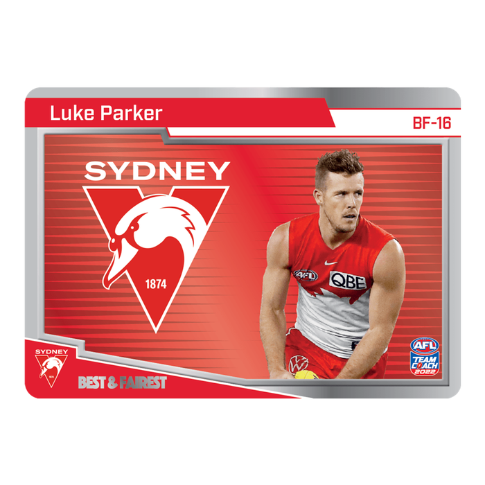 Luke Parker, Best & Fairest, 2022 Teamcoach AFL