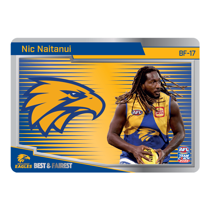 Nic Naitanui, Best & Fairest, 2022 Teamcoach AFL