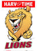 Brisbane Lions, Mascot Print Harv Time Poster