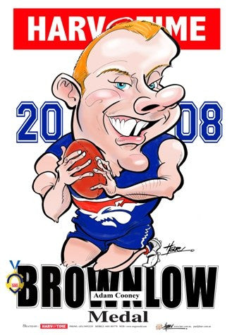 Adam Cooney, 2008 Brownlow Harv Time Poster