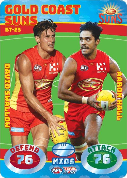 Swallow & Hall, Battle Teams, 2018 Teamcoach AFL