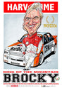 Peter Brock, King of the Mountain, Harv Time Poster