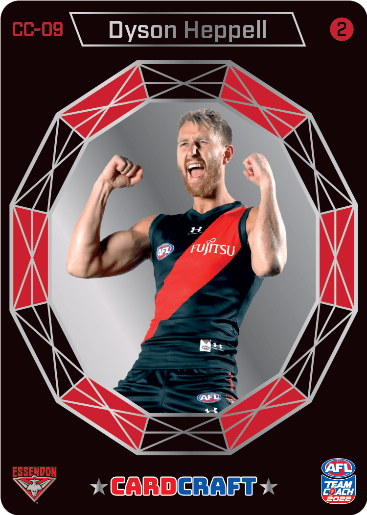 Dyson Heppell, Card Craft #2, 2022 Teamcoach AFL