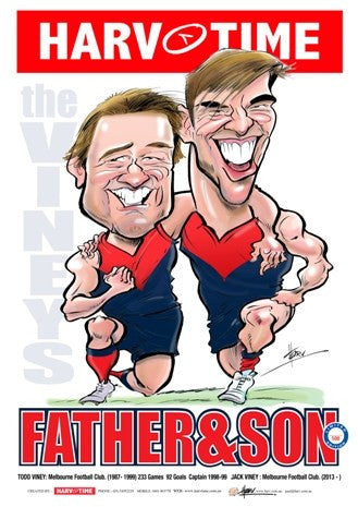 Viney Father & Son Harv Time Poster