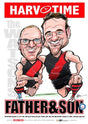 Tim & Jobe Watson, Father & Son, Harv Time Poster