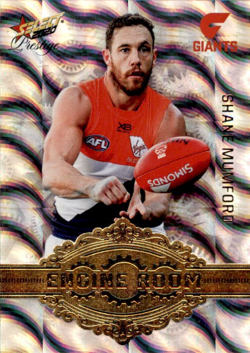 Shane Mumford, Engine Room, 2020 Select AFL PRESTIGE Footy Stars
