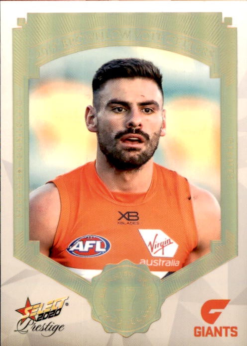 Stephen Coniglio, Brownlow Vote Getters, 2020 Select AFL PRESTIGE Footy Stars
