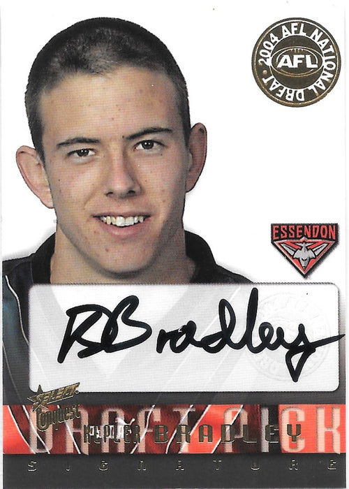 Kepler Bradley, Draft Pick Signature, 2004 Select AFL Conquest