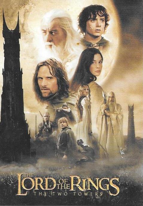 Lord of the Rings, The Two Towers, Base set of 72 cards, 2002 Topps