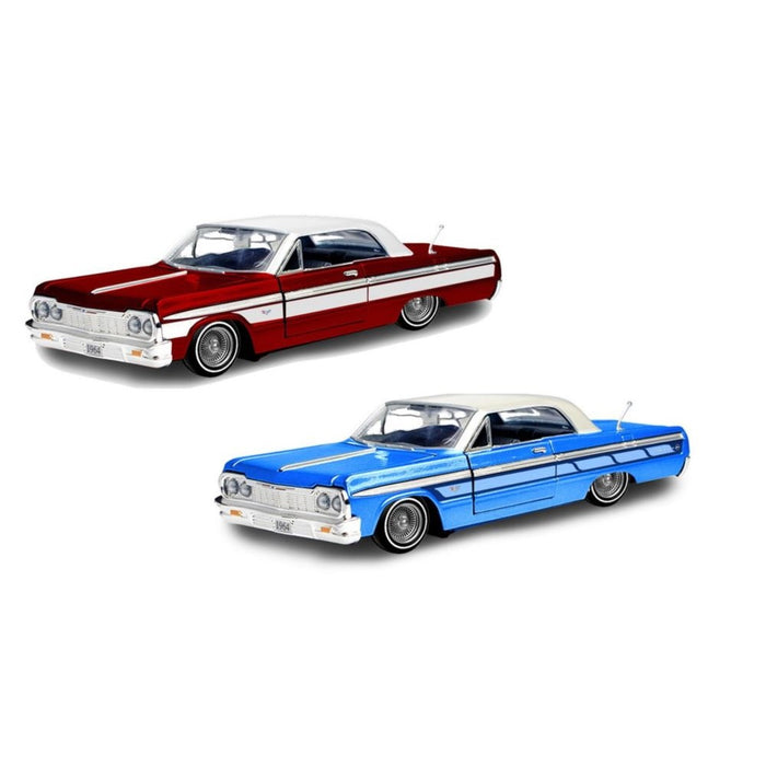 MOTORMAX 1964 CHEVY IMPALA, GET LOW, 1:24 Scale Diecast Vehicle