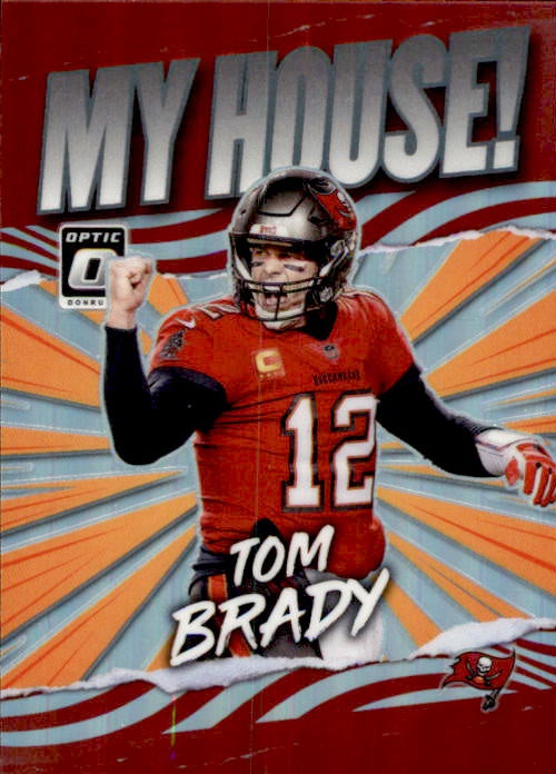 Tom Brady, My House Prizm, 2021 Panini Donruss Optic Football NFL