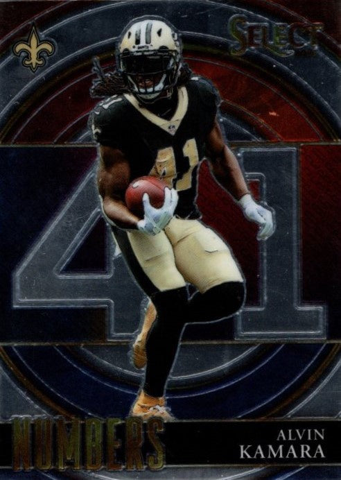 Alvin Kamara, Numbers, 2021 Panini Select Football NFL