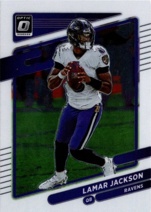 Lamar Jackson, 2021 Panini Donruss Optic Football NFL