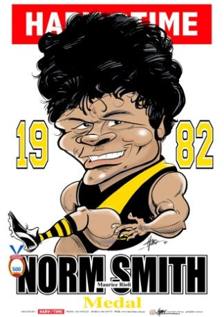 Maurice Rioli, 1982 Norm Smith Medallist, Harv Time Poster