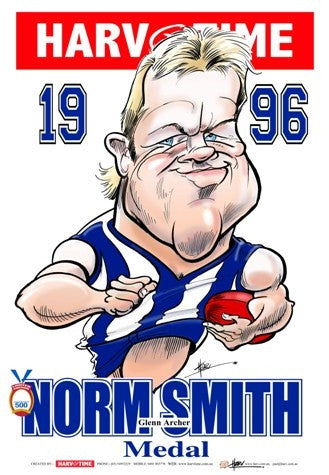 Glenn Archer, 1996 Norm Smith Medallist, Harv Time Poster