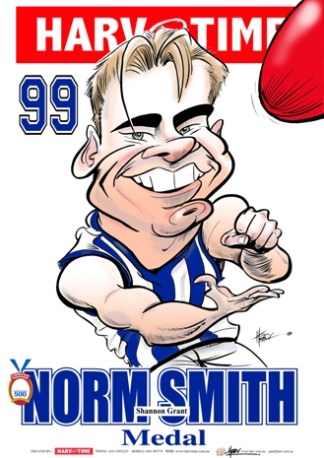 Shannon Grant, 1999 Norm Smith Medal, Harv Time Poster