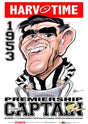 Lou Richards, 1953 Premiership Captain, Harv Time Poster