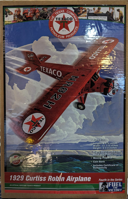 1929 Texaco Curtiss Robin Airplane 1:38 Scale Diecast Replica Model