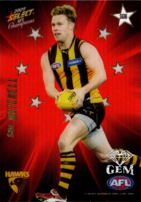 Sam Mitchell, Red Gem, 2009 Select AFL Champions