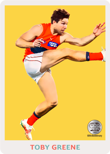 Toby Greene, Scanlens 60th Anniversary, 2023 Teamcoach AFL