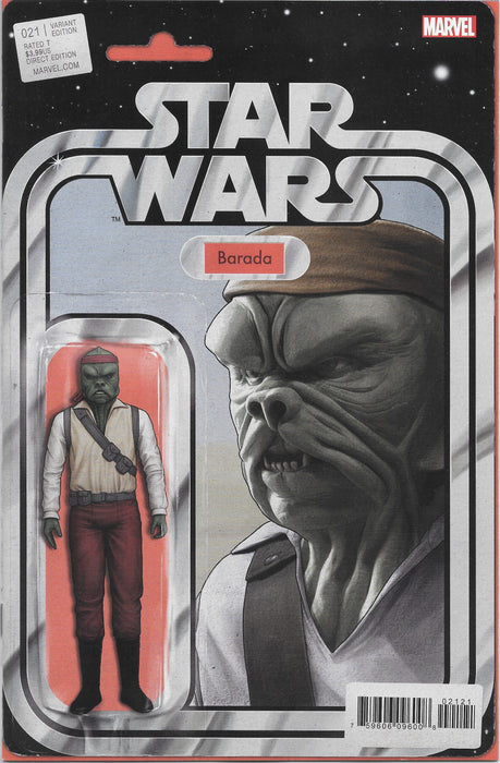 Star Wars #21 Carded Barada Variant Comic