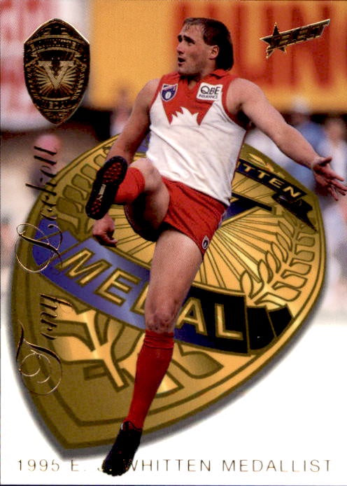 Tony Lockett, EJ Whitten Medallist, 1996 Select AFL