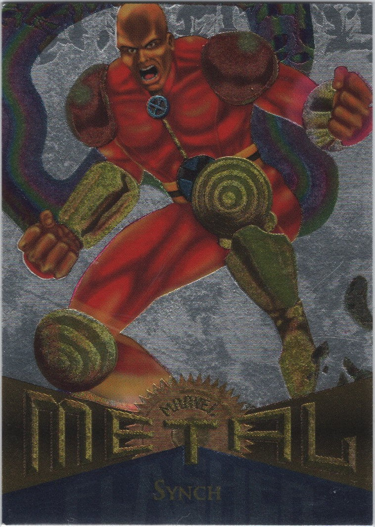 Synch, #122, Silver Flasher Parallel, 1995 Marvel Metal Universe