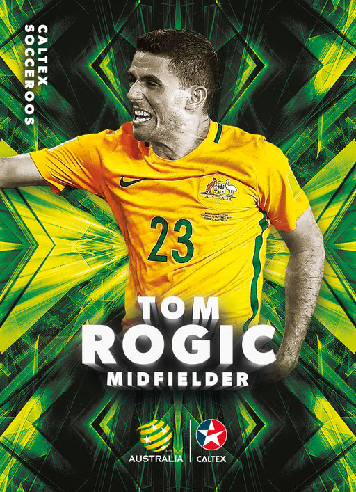 Tom Rogic, Caltex Socceroos Base card, 2018 Tap'n'play Soccer Trading Cards