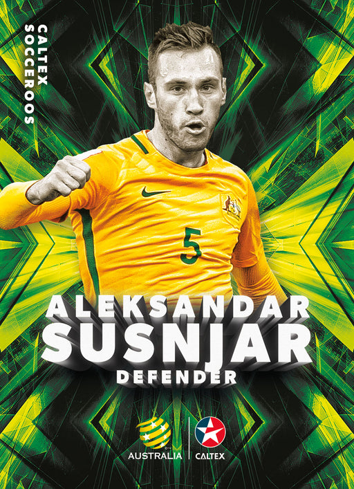 Aleksandar Susnjar, Caltex Socceroos Base card, 2018 Tap'n'play Soccer Trading Cards