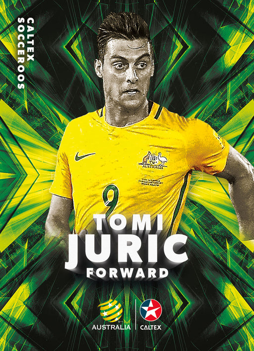 Tomi Juric, Caltex Socceroos Base card, 2018 Tap'n'play Soccer Trading Cards