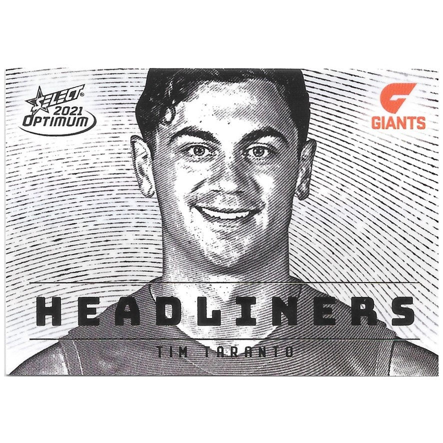 Tim Taranto, Headliners, 2021 Select AFL Optimum