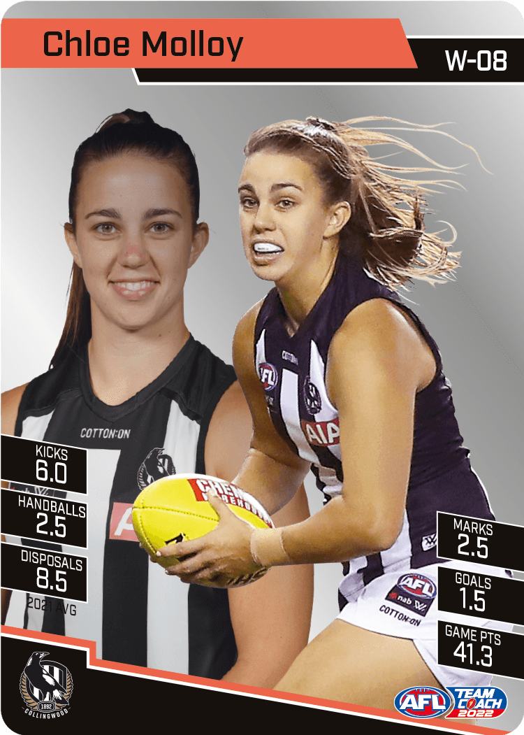 2022 Teamcoach Silver Parallel - Cards 201 to 220 & AFLW - Pick Your Card