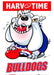 Western Bulldogs, Mascot Print Harv Time Poster