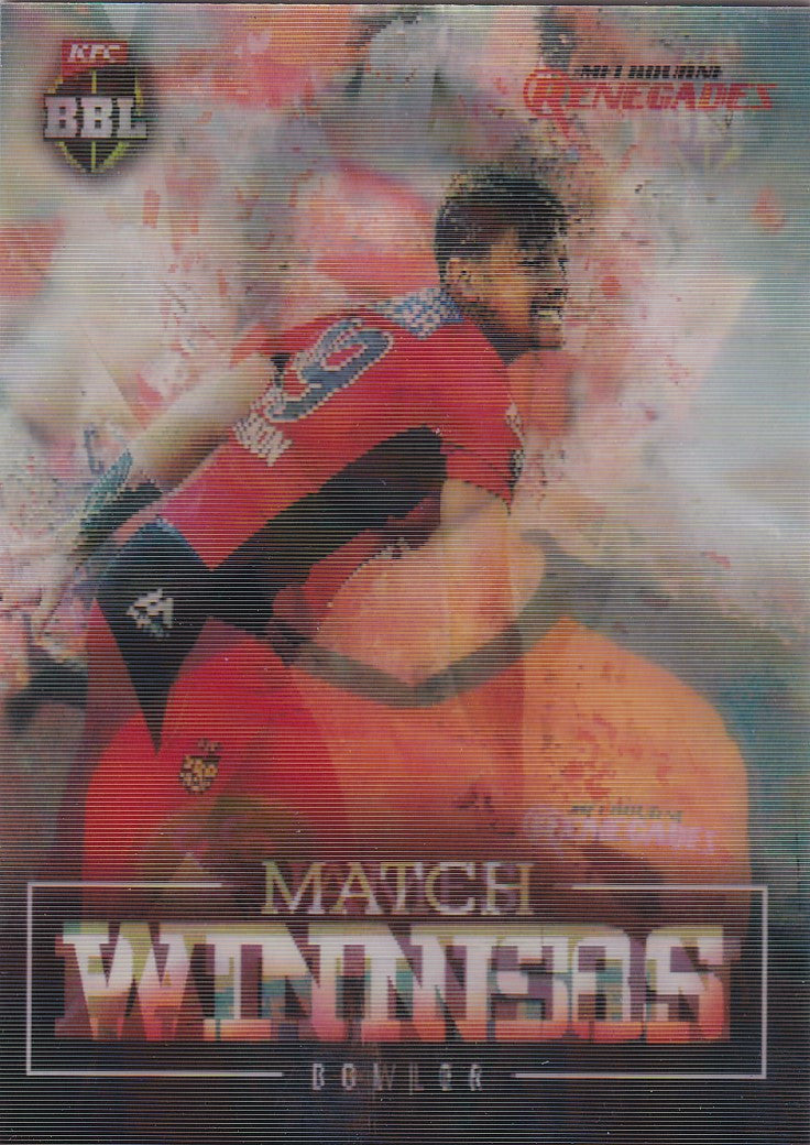 2016-17 Tap'n'play CA BBL Cricket, Match Winners, James Pattinson, MW-06